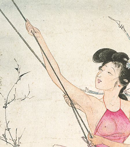 绥化-胡也佛的仕女画和最知名的金瓶梅秘戏图